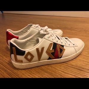 Gucci Ace loved sneaker 38.5